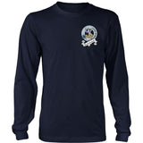 Drummond Tartan Shirt Or Tartan Hoodie In Me TH8 - drummond-in-me-t-shirt-s12-district-long-sleeve-navy-s-shirts-1sttheworld_331