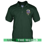 Tartan Polo Shirt - Elliot Badge (Men's) A9 - elliot-badge-tartan-mens-polo-t-shirt-a9-forest-green-s-shirts-1sttheworld_827