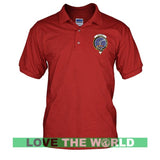 Tartan Polo Shirt - Elliot Badge (Men's) A9 - elliot-badge-tartan-mens-polo-t-shirt-a9-true-red-s-shirts-1sttheworld_885
