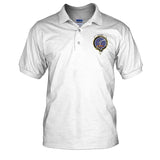 Tartan Polo Shirt - Elliot Badge (Men's) A9 - elliot-badge-tartan-mens-polo-t-shirt-a9-white-s-shirts-1sttheworld_558