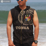 Tonga In My Heart Zipper Sleeveless Hoodie A7 - erghj