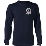 Erskine Tartan Shirt Or Tartan Hoodie In Me TH8 - erskine-in-me-t-shirt-s12-district-long-sleeve-navy-s-shirts-1sttheworld_314