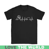 FARQUHARSON IN MY HEARTBEAT N9 - farquharson-in-my-heartbeat-n9-gildan-womens-t-shirt-black-s-shirts-1sttheworld_572