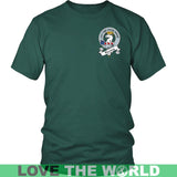 Fleming Tartan Shirt Or Tartan Hoodie In Me TH8 - fleming-in-me-t-shirt-s12-district-unisex-dark-green-s-shirts-1sttheworld_651
