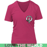 Fraser Tartan Shirt Or Tartan Hoodie In Me TH8 - fraser-in-me-t-shirt-n8-ladies-v-neck-dark-fuchsia-s-shirts-1sttheworld_984