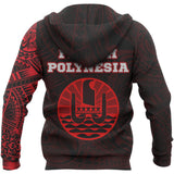 French Polynesia In My Heart Polynesian Hoodie Red A7 - french_2