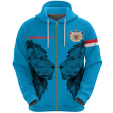 Luxembourg Zip-Up Hoodie - Double Lion K2 - front-2_470525a1-cffb-402c-a840-f881b7e0fd4d