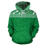 Hawaii Polynesian All Over Print Green Pullover Hoodie BN04 - front_1_1c98e2a0-3ba9-483d-96e0-cd2e37cbea43
