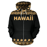 Hawaii Tiki All Over Zip-Up Hoodie - Bn04 - front_1_1e09d43e-d285-4e91-8218-0d0f3c133797