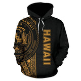 Polynesian Hawaii Hoodie - Yellow Line - BN11 - front_1_200a810b-917a-430f-b0fc-b9ca45c55701