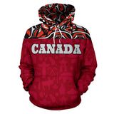 Canada All Over Hoodie - Haida Maple Leaf - BN09 - front_1_25f80bf1-ab38-46e4-87a2-33928d8eaf66