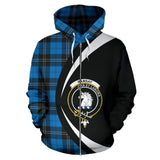 Tartan Zip Up Hoodie - Clan Ramsay Blue Ancient Zip Up Hoodie - Circle Style Unisex - front_1_2ef64e90-2d73-472f-aaa8-5e0728b2bd50