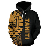 Tahiti (French Polynesia) Polynesian Hoodie - Yellow Line - BN11 - front_1_31567b79-33c2-47fe-bff6-beaa6889ef23