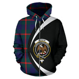Tartan Zip Up Hoodie - Clan Agnew Modern Zip Up Hoodie - Circle Style Unisex - front_1_395ce6ed-18a2-46f2-9772-351e2456eb8e