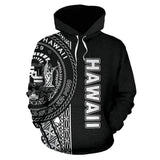 Polynesian Hawaii Hoodie - White Line - BN11 - front_1_3ecdad6f-6d4d-4d92-bae3-aaf6c9fdf570
