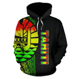 Tahiti (French Polynesia) Polynesian Hoodie - Reggae Line - BN11 - front_1_589235d5-4566-4b8c-9187-f365c37adb8a