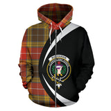Tartan Zip Up Hoodie - Clan Buchanan Old Set Weathered Zip Up Hoodie - Circle Style Unisex - front_1_5e3b09d3-6ad1-4e4e-96d7-d709812431af