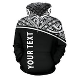 Northern Mariana Islands Polynesian All Over Custom Personalised Hoodie - Black Curve Version - BN12 - front_1_6089595a-888f-420b-a58f-d9c76e7483b6