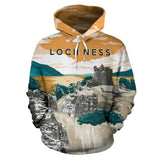 Loch Ness - Urquhart Castle All Over Print Hoodie - BN15 - front_1_6098eeae-2055-4020-9f75-e8f959dbd575