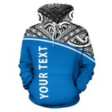 Northern Mariana Islands Polynesian All Over Custom Personalised Hoodie - Blue Curve Version - BN12 - front_1_7772f6d7-5543-4b60-9dee-091b76223566