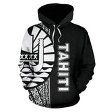 Tahiti (French Polynesia) Polynesian Hoodie - White Line - BN11 - front_1_7a89851a-1cc8-4898-9645-0edcfa91a295