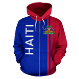 Haiti All Over Zip-Up Hoodie - Straight Version - Bn04 - front_1_7fd10fc7-f3fc-4e14-903e-d350862feddb
