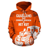 The Netherlands Hoodie - Dutch Farmers Protest (Orange) - BN15 - front_1_92569edc-acca-42de-ba37-bb8441927612