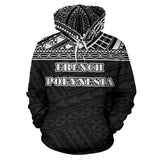 Polynesian All Over Hoodie - French Polynesia Black Version - BN01 - front_1_9357816e-316b-4088-8d56-4b3491eda1f7