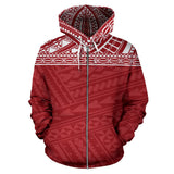 Poly All Over Zip-Up Hoodie - Red Version - Bn04 - front_1_950dbfb9-42ce-4738-8a60-4e7ee8032e25