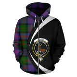 Tartan Zip Up Hoodie - Clan Blair Modern Zip Up Hoodie - Circle Style Unisex - front_1_9994ae10-75fa-4230-8dc0-a4827bcb0dd4