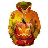 Halloween Hoodie - Pumpkin Maple Leaf - BN04 - front_1_a75b1843-fa67-4336-8132-a66728fc14d9