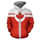 Canada All Over Zip-Up Hoodie - Circle Style - Bn04 - front_1_ad9f4fc7-b46e-4ef4-95a4-380b118e9609