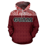 Guam Polynesian Red All Over Hoodie - BN09 - front_1_e0837a35-936d-4991-9ab9-5371f35c08ab
