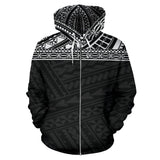 Poly All Over Zip-Up Hoodie - Black Version - Bn04 - front_1_e0933210-863e-41ec-908c-e9fdb55e8bc9