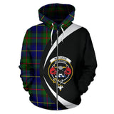 Tartan Zip Up Hoodie - Clan MacLeod of Harris Modern Zip Up Hoodie - Circle Style Unisex - front_1_f7c6194d-5a58-4c2b-baec-a4e1397d7e74