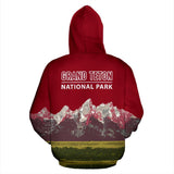The Granite Peaks Of Grand Teton National Park Hoodie - Red Version - BN14 - front_2_0372d68b-e849-4086-9b4a-0ffe9801c4bd