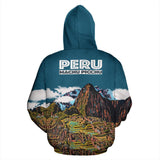 Peru - Machu Picchu Mountain All Over Print Hoodie - BN15 - front_2_0c925acf-76a9-4044-aee6-98f3c0dd9148