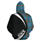 Tartan Zip Up Hoodie - Clan Agnew Ancient Zip Up Hoodie - Circle Style Unisex - front_2_11fe78e4-9b50-43ae-b80f-b4ac798b2f8d