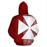 Wallis and Futuna Polynesian Hoodie - Red Line - BN11 - front_2_1b9510c6-9c86-4f07-98f4-c209f857ca09