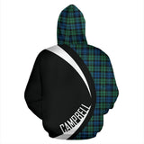 Tartan Zip Up Hoodie - Clan Campbell Ancient 02 Zip Up Hoodie - Circle Style Unisex - front_2_24978b19-201e-40ff-8bb6-f0847218986e