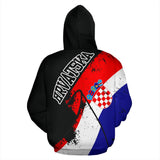 (Hrvatska) Croatia Special Grunge Flag Pullover Hoodie A7 - front_2_29658c51-6143-4c48-8cc8-fa5e9ffee4c3