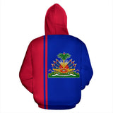 Haiti All Over Zip-Up Hoodie - Straight Version - Bn04 - front_2_3b96fcd6-5dd6-4a0a-91dc-dc037de75fed