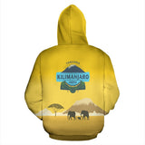 Tanzania Kilimanjaro Mountain All Over Print Hoodie - BN14 - front_2_3d6b415f-a5a9-4912-a9a1-ab9a78ada8ae