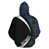 Tartan Zip Up Hoodie - Clan Macinnes Modern Zip Up Hoodie - Circle Style Unisex - front_2_4d1c1275-affe-4f50-86f2-aaac069db79a