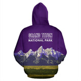 The Granite Peaks Of Grand Teton National Park Hoodie - Purple Version - BN14 - front_2_5a82a4cc-b629-4003-9bb2-dbe0d676e47d