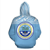 Federated States of Micronesia All Over Hoodie - Blue Version - BN01 - front_2_5fd79bf8-5944-430a-8d6c-703c0eb8ad44