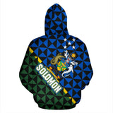 Solomon Hoodie Polynesian Flag Color Coat Of Arms Zip-Up - New Style Th5 - front_2_6bf6a65b-a76d-4601-9351-8b0f9bbe328f