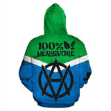 Vegan Hoodie - 100% Herbivore - BN15 - front_2_6d4adc85-c4e2-473f-9e9d-3c766a28082f
