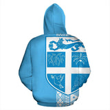 Fiji Polynesian Tapa Hoodie - Blue Line - BN11 - front_2_6fa32e8c-0c9c-49a5-b55f-f9dcab2a98e2