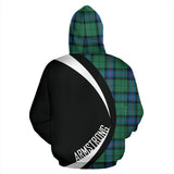Tartan Zip Up Hoodie - Clan Armstrong Ancient Zip Up Hoodie - Circle Style Unisex - front_2_72f62b5a-fbd0-4ef1-bb85-a1d1a65dceb1